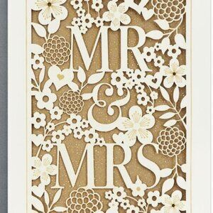 FREE premium $6 Hallmark Mr and Mrs. Wedding card with purchase of $50